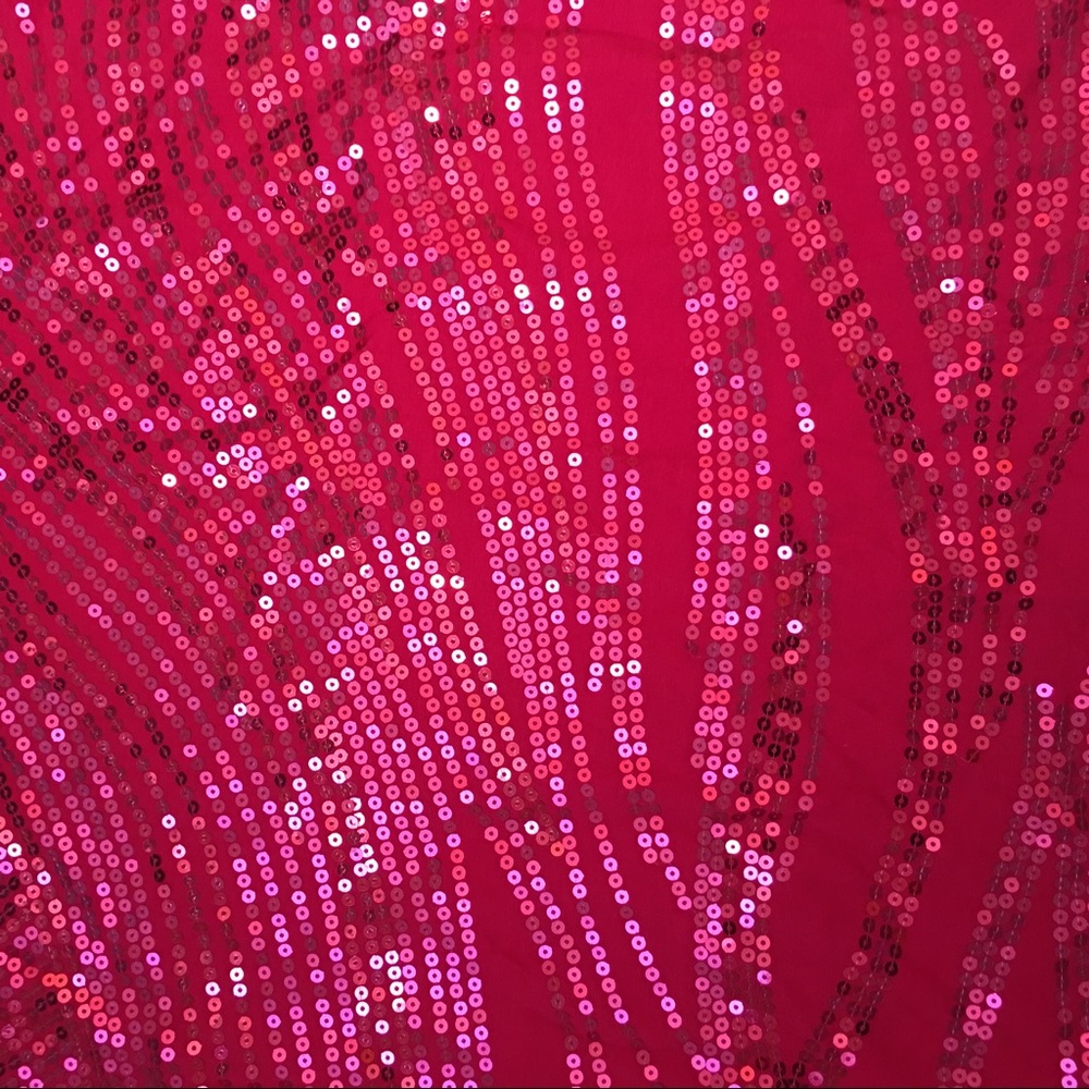 George Sleevless Red Sequence 4x Ladies Tank Top - image 3